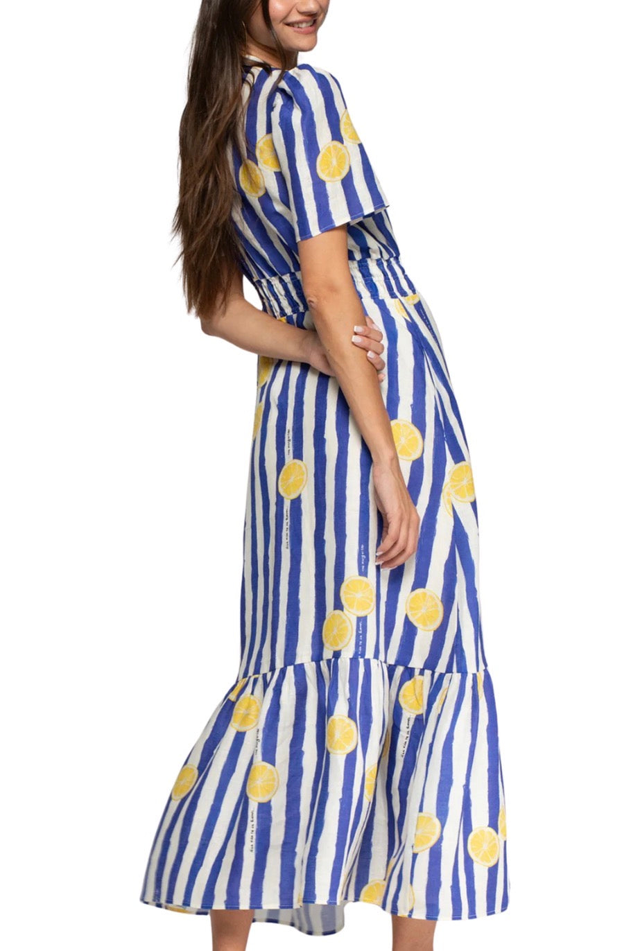 STRIPED LEMON DRESS