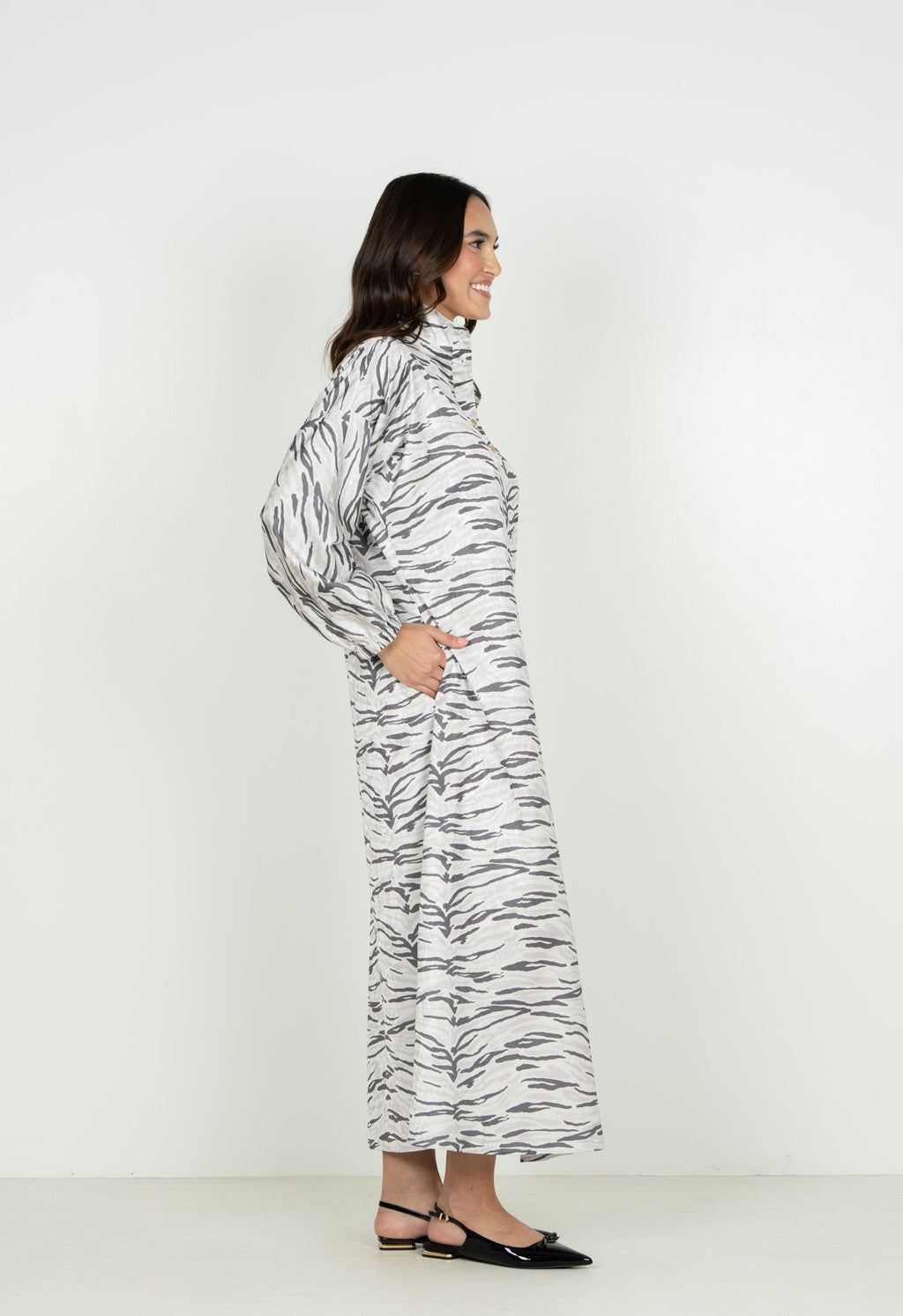 LONG SLEEVE POPPY MAXI