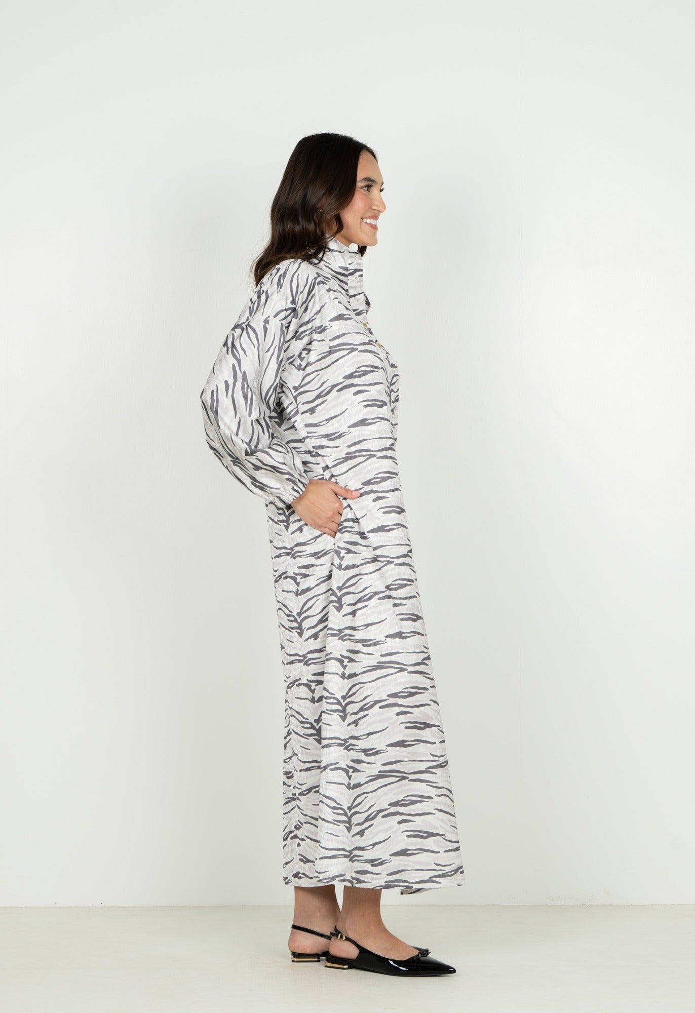 LONG SLEEVE POPPY MAXI