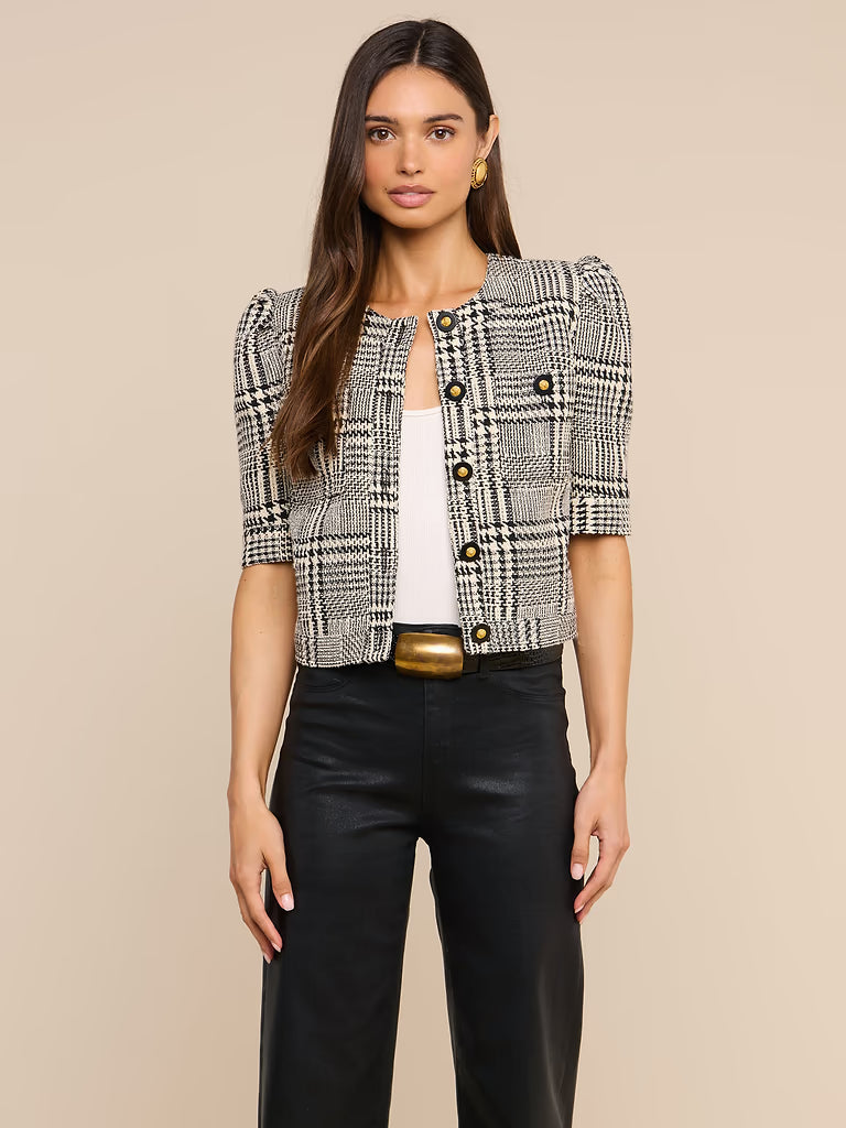 ALLEGRA CROPPED TWEED JACKET
