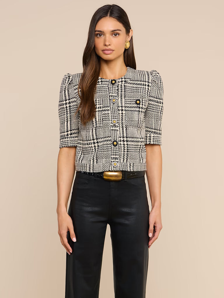 ALLEGRA CROPPED TWEED JACKET