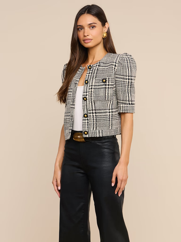 ALLEGRA CROPPED TWEED JACKET