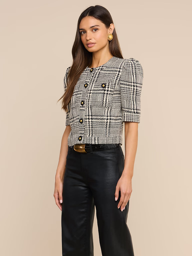 ALLEGRA CROPPED TWEED JACKET