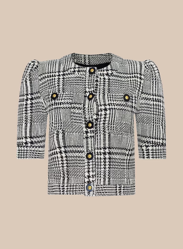 ALLEGRA CROPPED TWEED JACKET