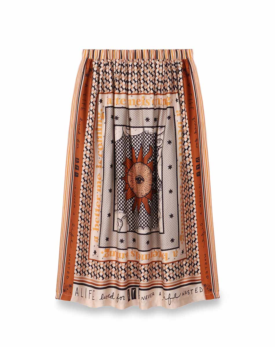 ROSALEE PRINTED SKIRT