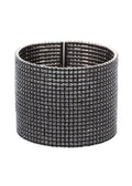PEWTER CRYSTAL CUFF