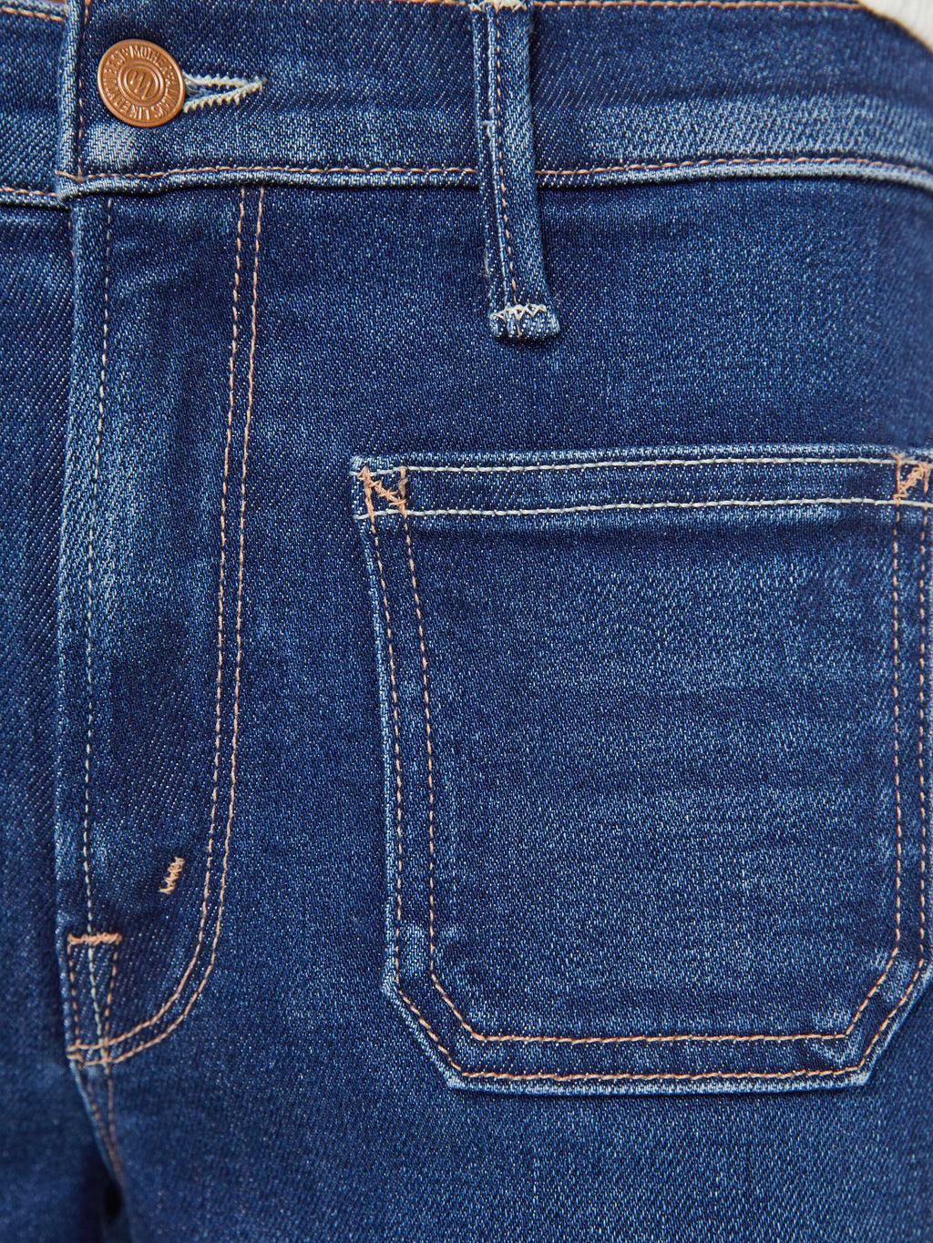 PATCH POCKET MID RISE MAVEN ANKLE