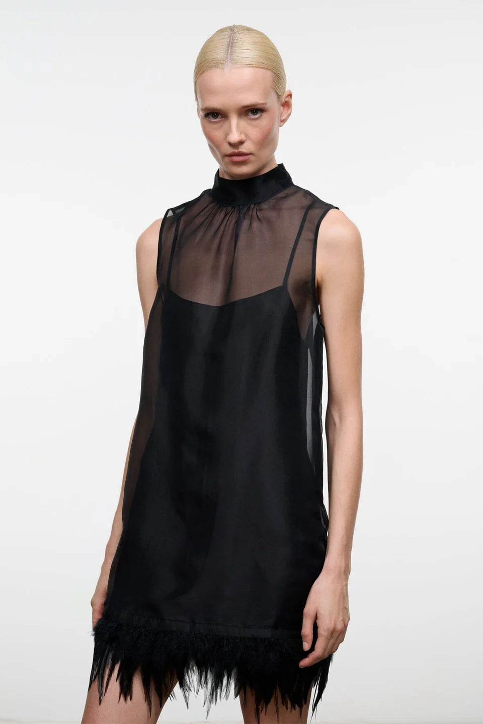 ALBEE SILK MINI DRESS