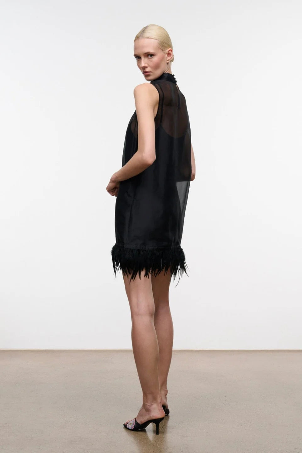 ALBEE SILK MINI DRESS