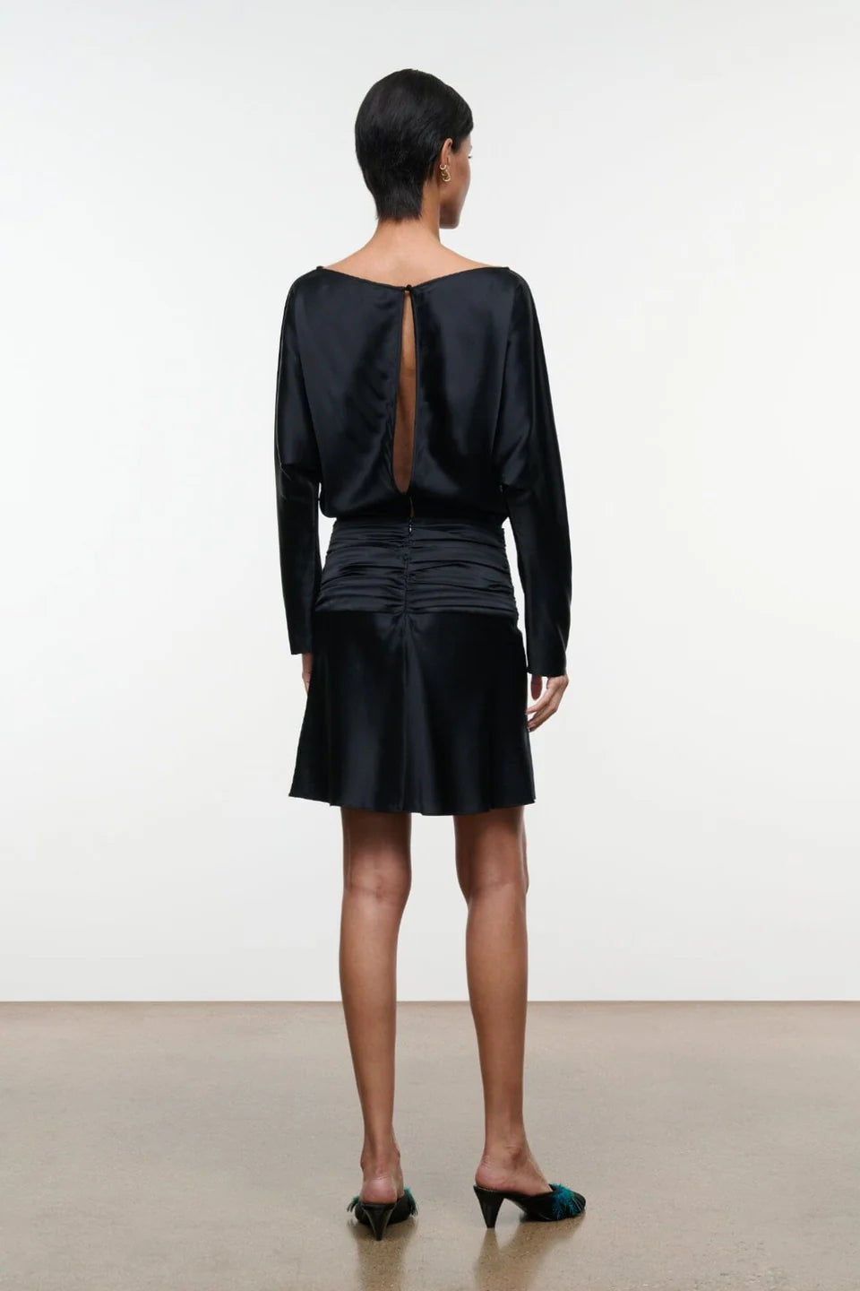 FREDA SILK MINI DRESS