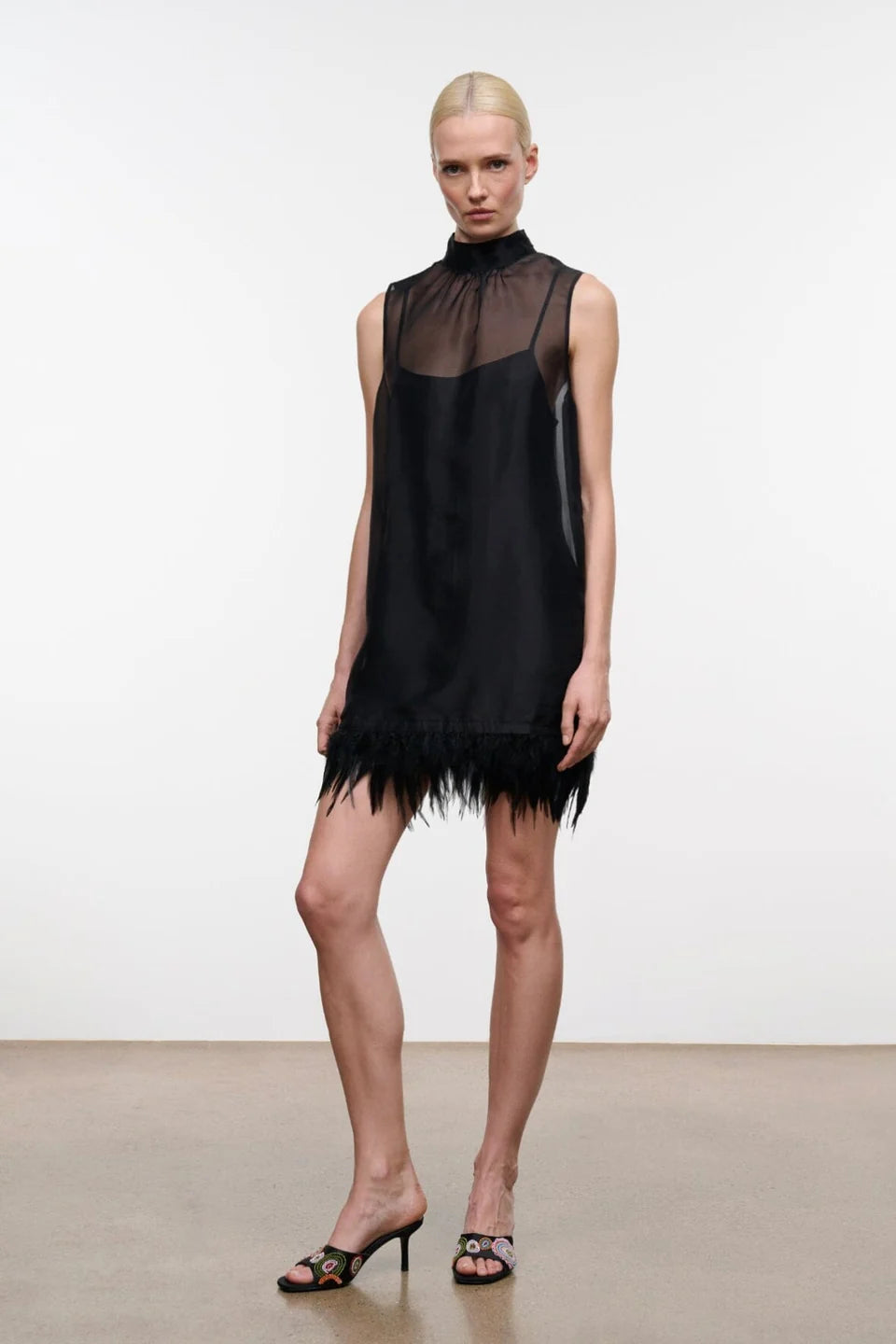 ALBEE SILK MINI DRESS