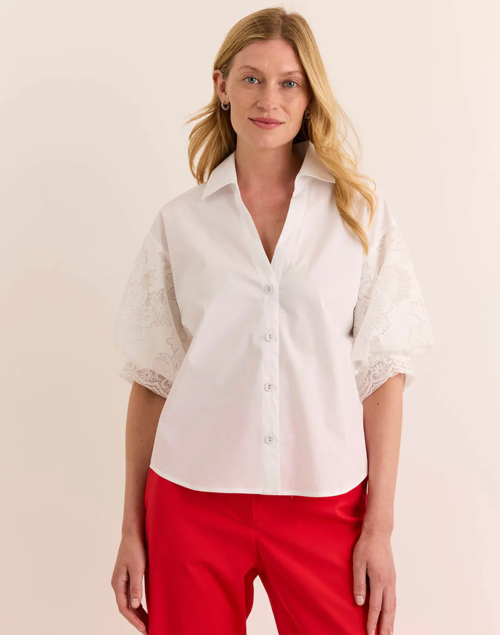 LILIAN ELBOW SLEEVE SHIRT