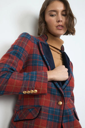 PLAID JACKET