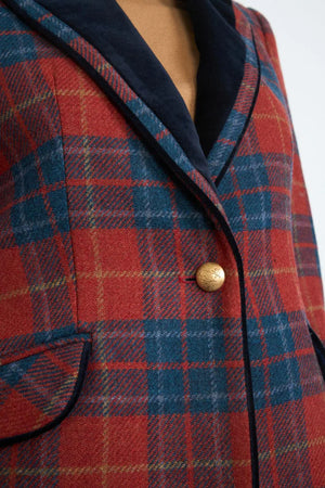 PLAID JACKET