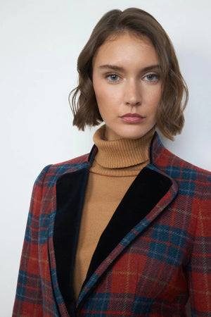 PLAID JACKET