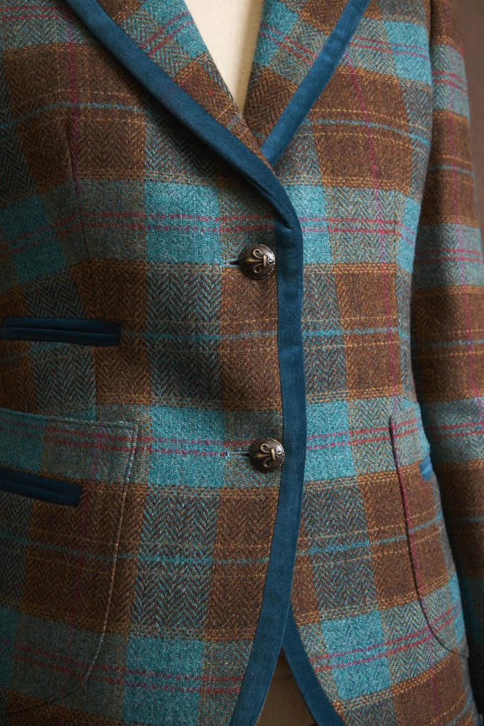 PLAID BLAZER