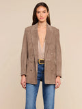 AIMEE OVERSIZED SUEDE BLAZER