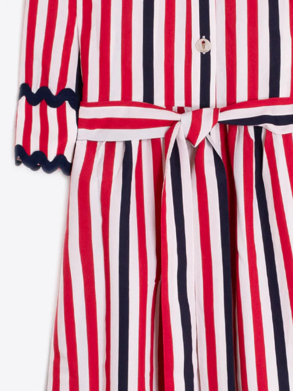 BELTED MAXI DRESS