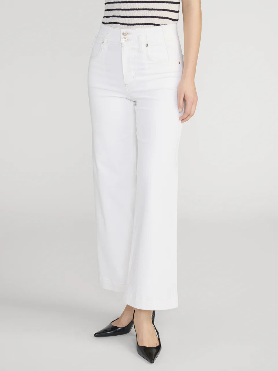 THE SEAMED WIDE TROUSER CROP