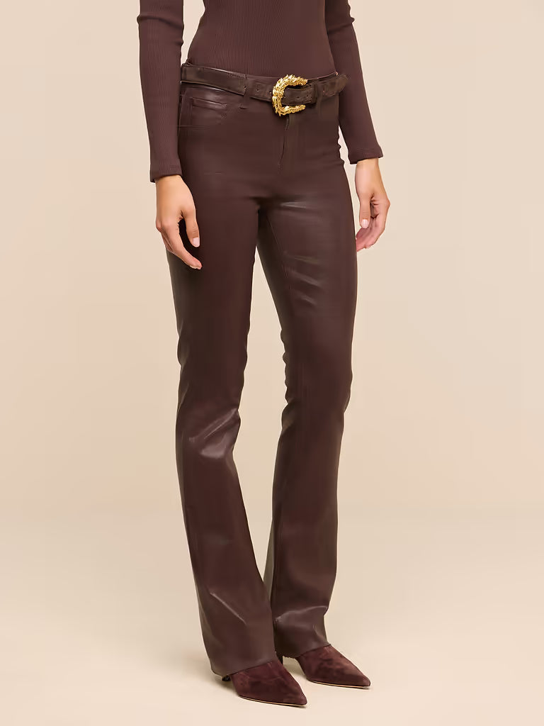 RUTH COATED STRAIGHT-LEG JEAN