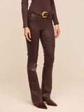 RUTH COATED STRAIGHT-LEG JEAN