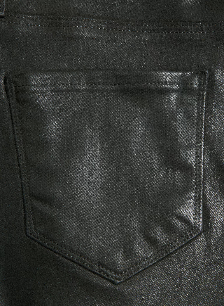 KENDRA COATED CROPPED FLARE JEAN