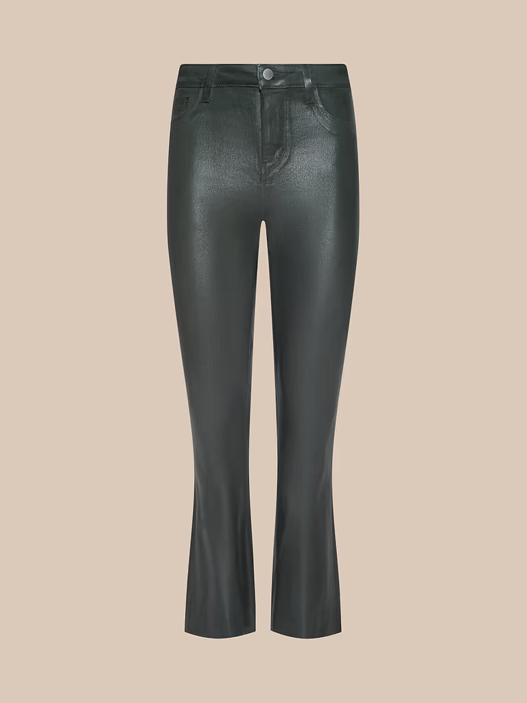KENDRA COATED CROPPED FLARE JEAN
