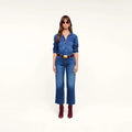 WANDA H/R CROP WIDE LEG