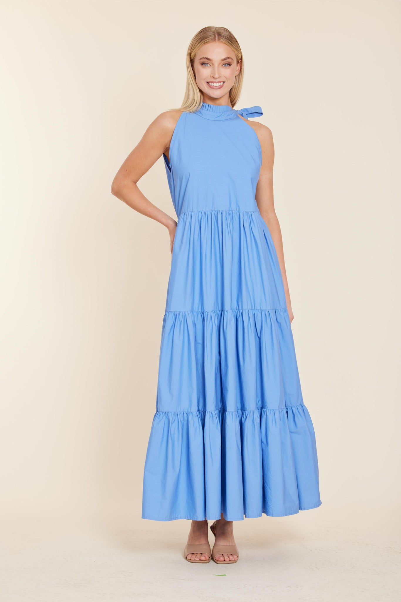 open lace back dress La Femme 32784 Strapless V-Neck Prom Gown main image 1