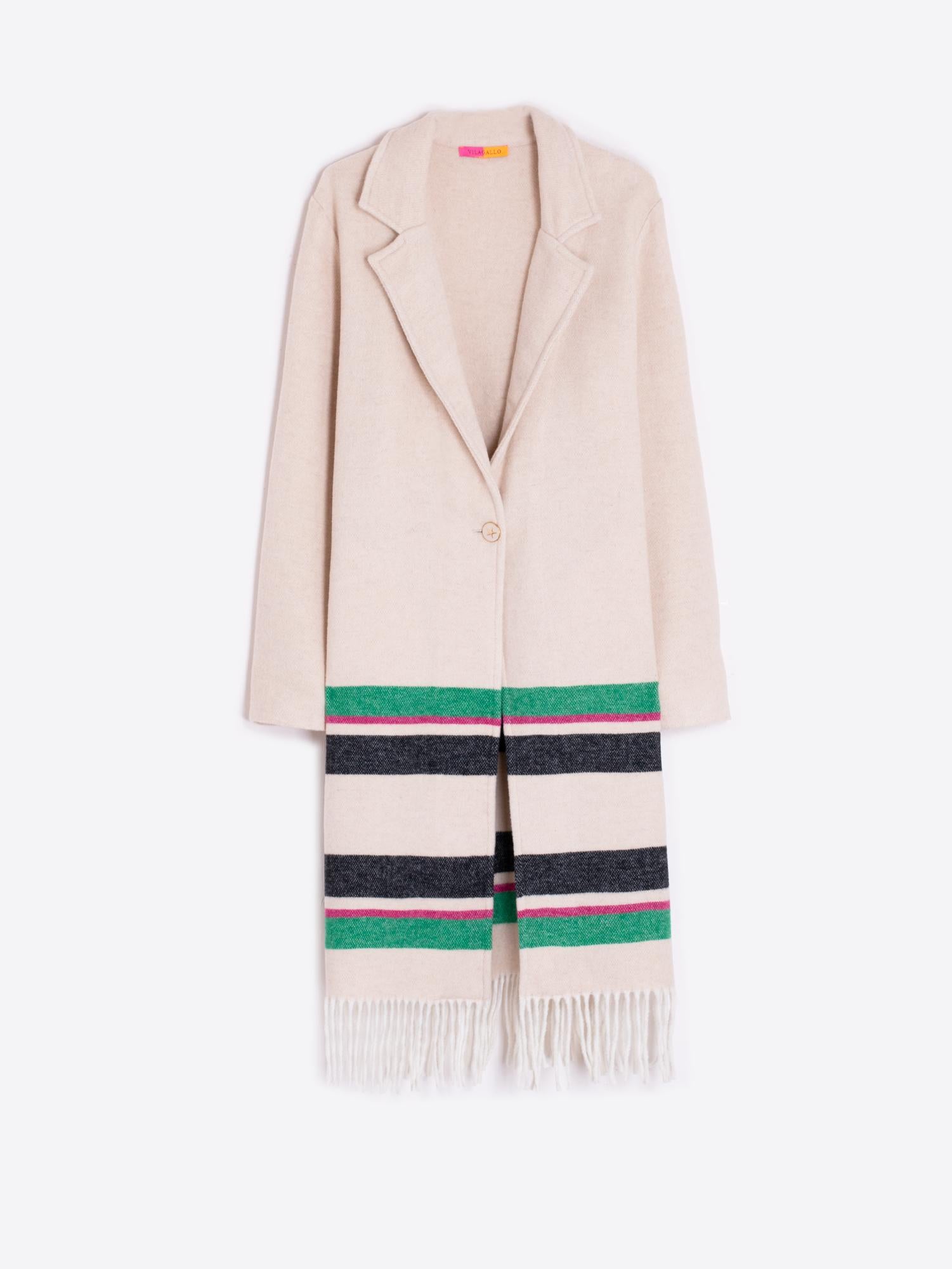 SIENA BLANKET STRIPES COAT