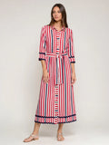 BELTED MAXI DRESS