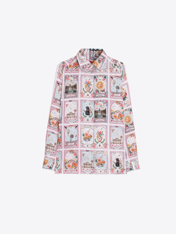 PRINTED MADRID TWILL SHIRT