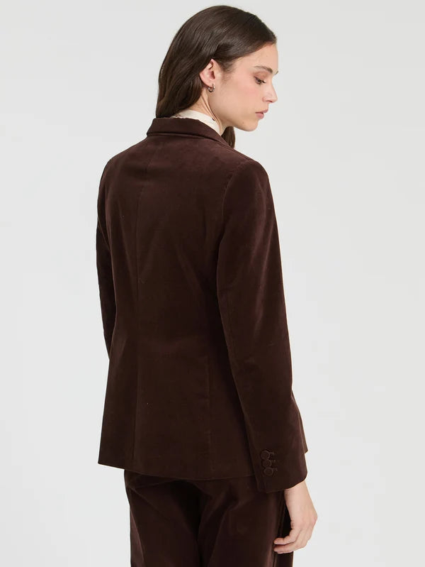 BROWN VELVET JACKET