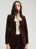 BROWN VELVET JACKET