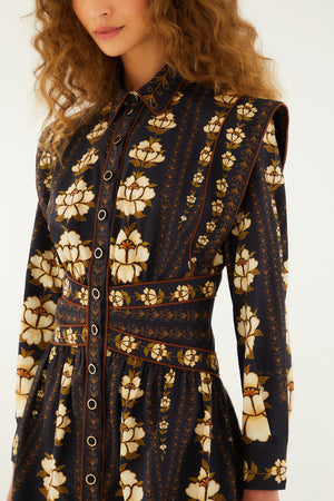 EMBROIDERED FLOWERS LONG SLEEVE