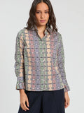 GEOMETRIC CIRCLE PRINT SHIRT