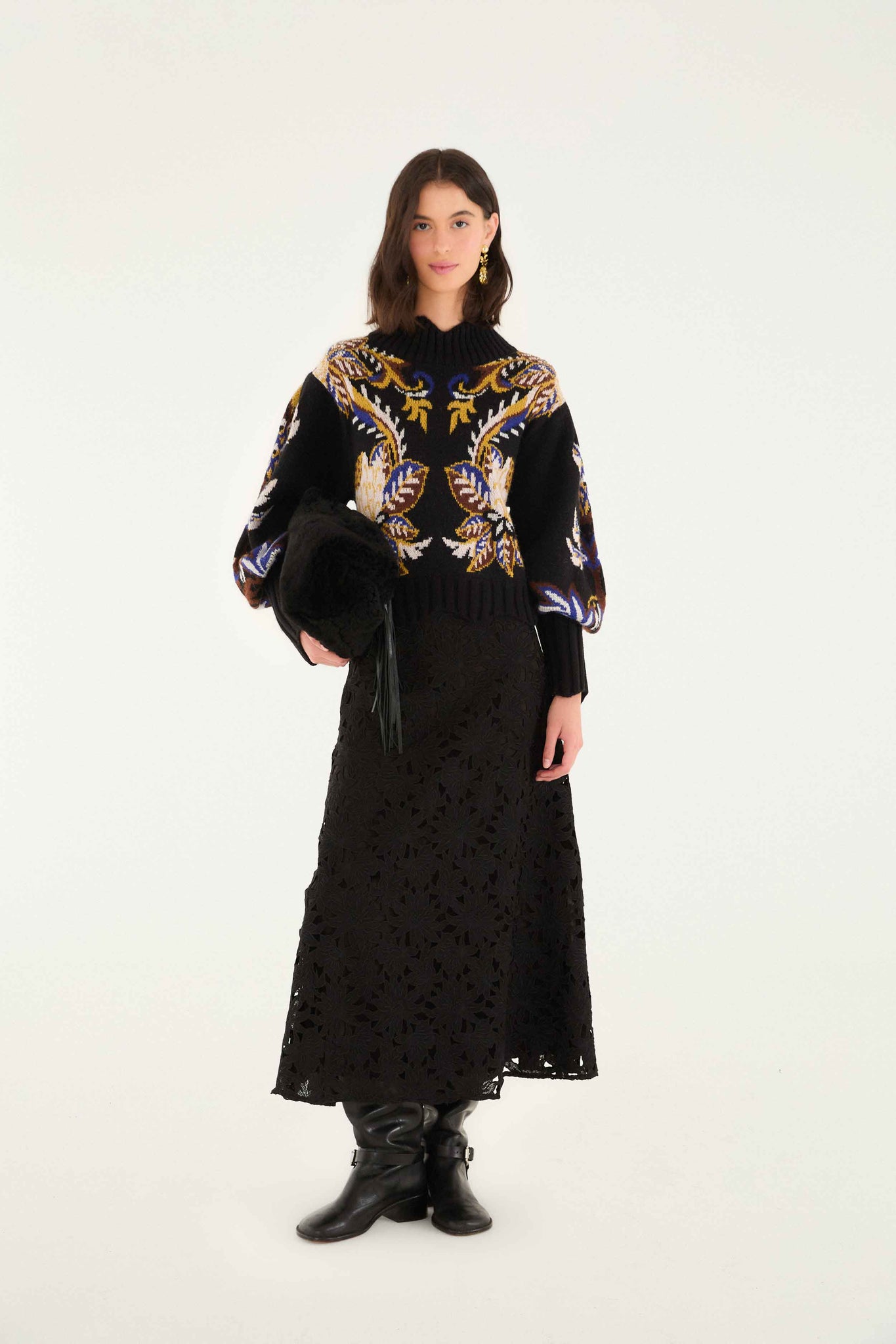 ARABESQUE PARADISE KNIT SWEATER