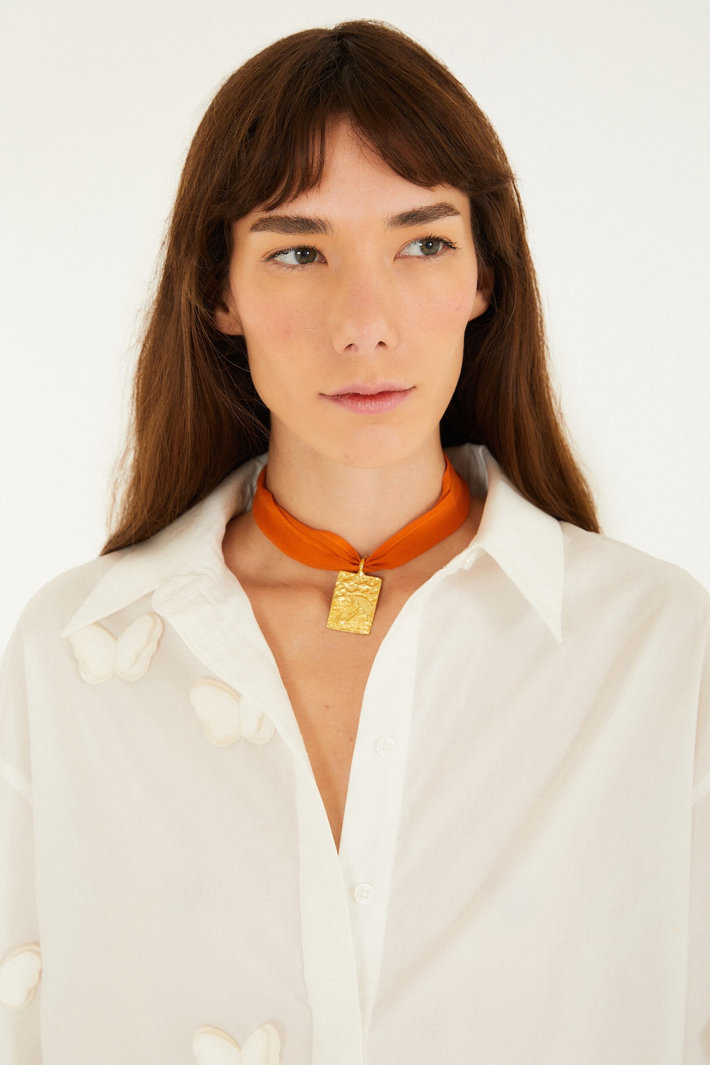 WHITE BUTTERFLIES BLOUSE