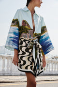 BEACH  LONG SLEEVE KIMONO
