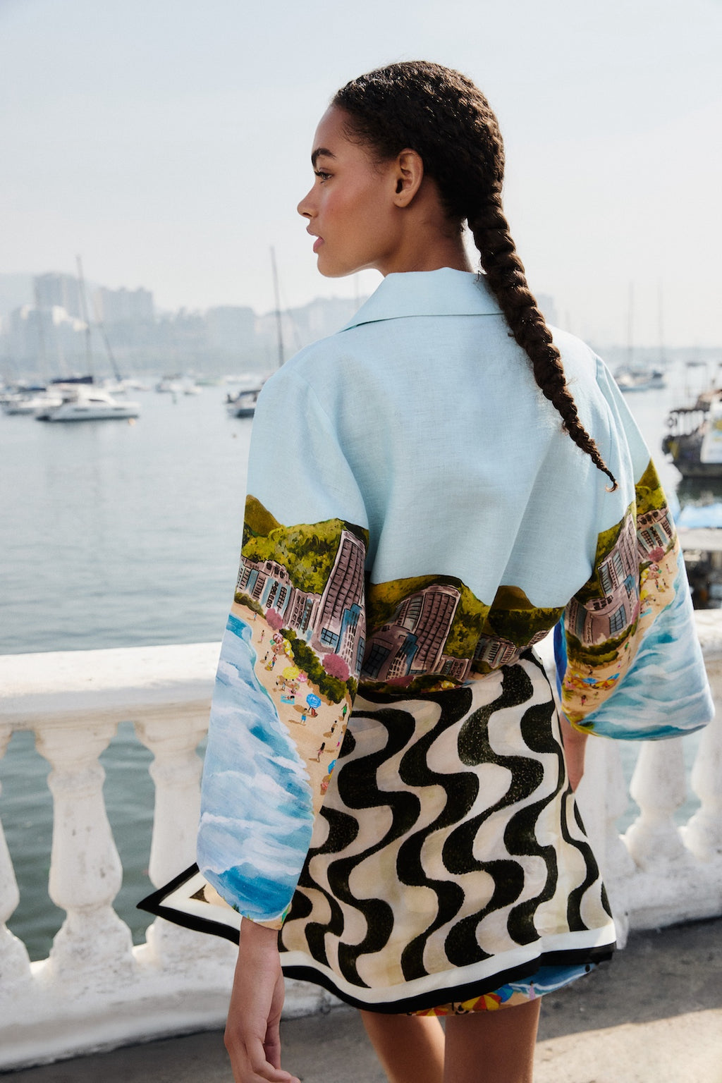 BEACH  LONG SLEEVE KIMONO