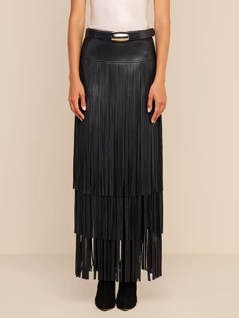 KAROLINE FRINGE SKIRT