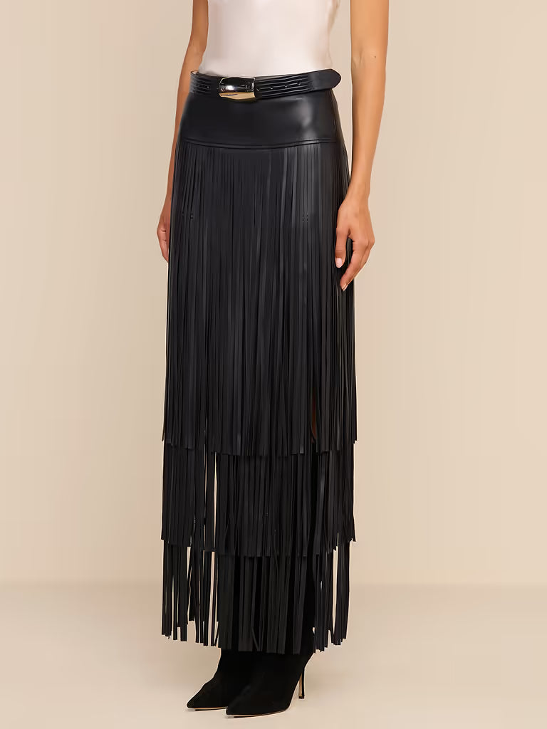 KAROLINE FRINGE SKIRT