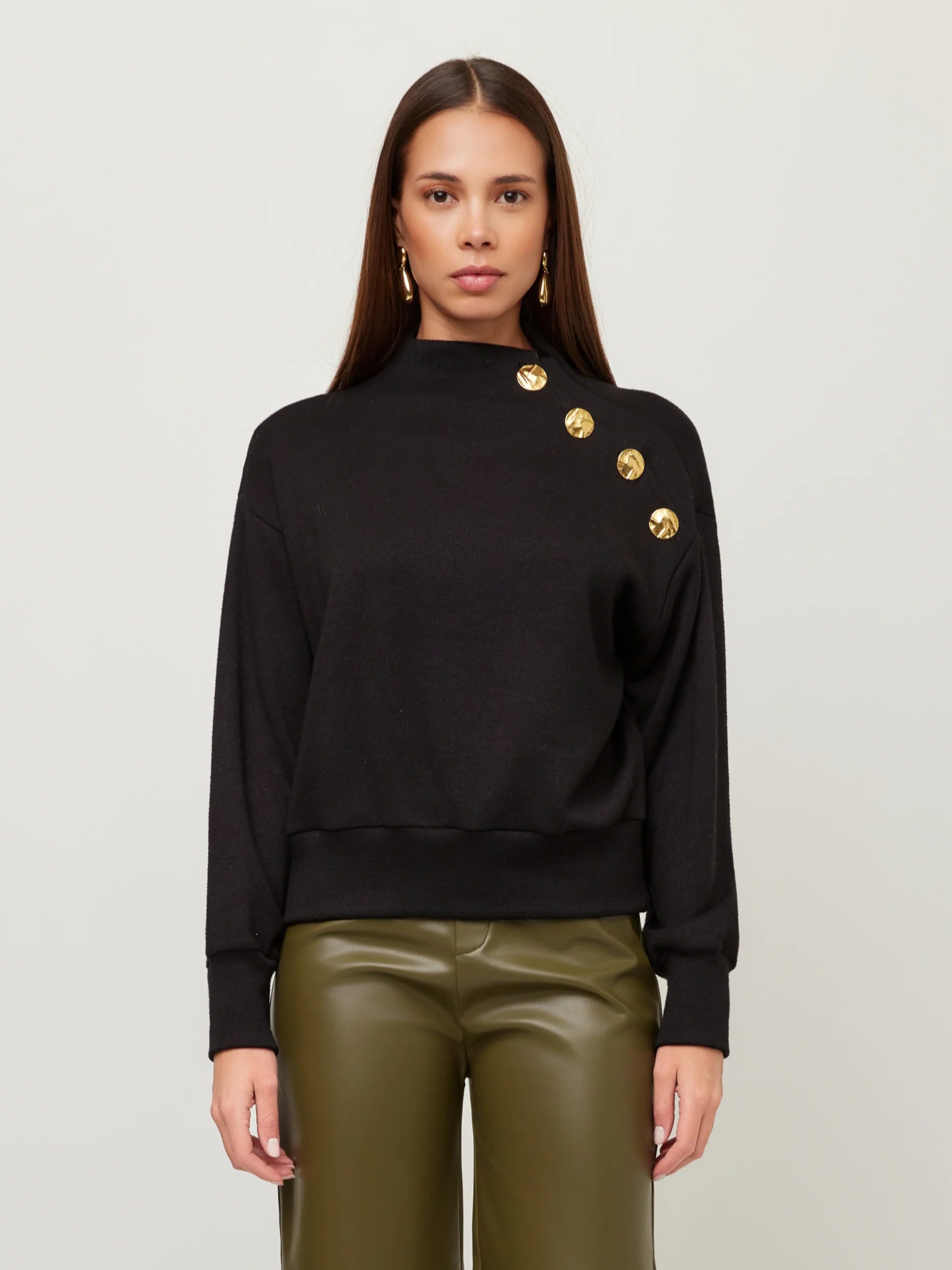 TESSA MOCK NECK TOP