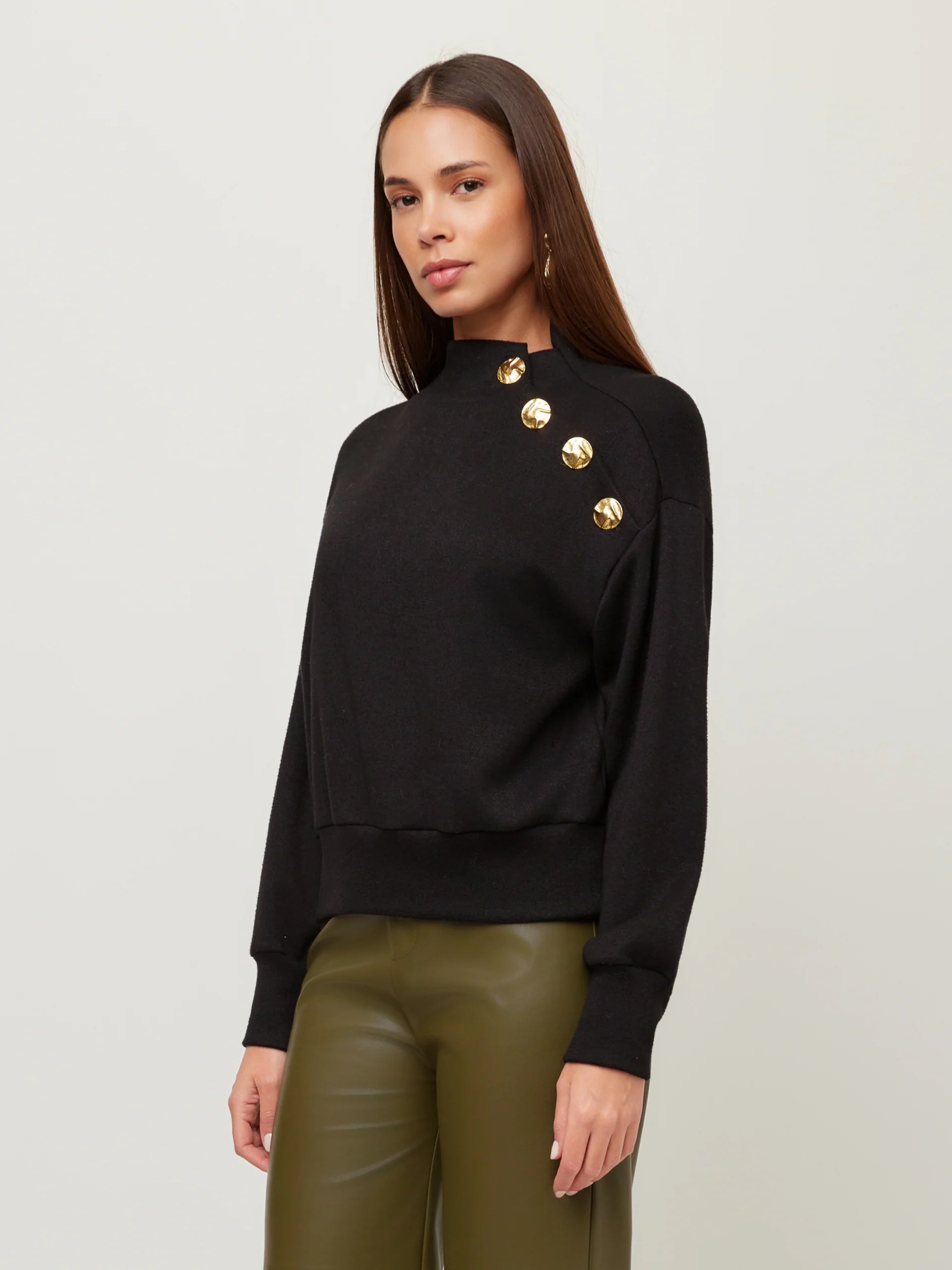 TESSA MOCK NECK TOP