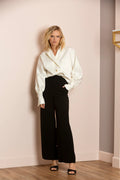 ALEXIS WOOL CREPE WIDE LEG