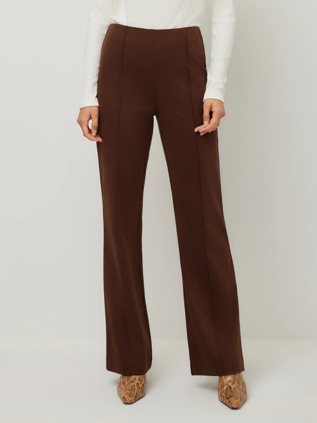 ELLIE FAUX BOOTCUT PANT