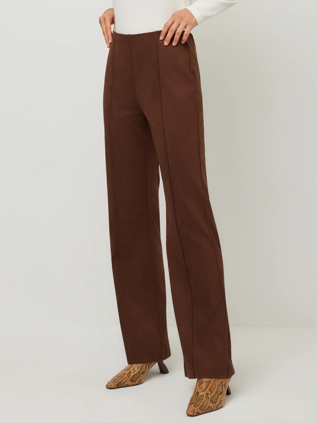 ELLIE FAUX BOOTCUT PANT