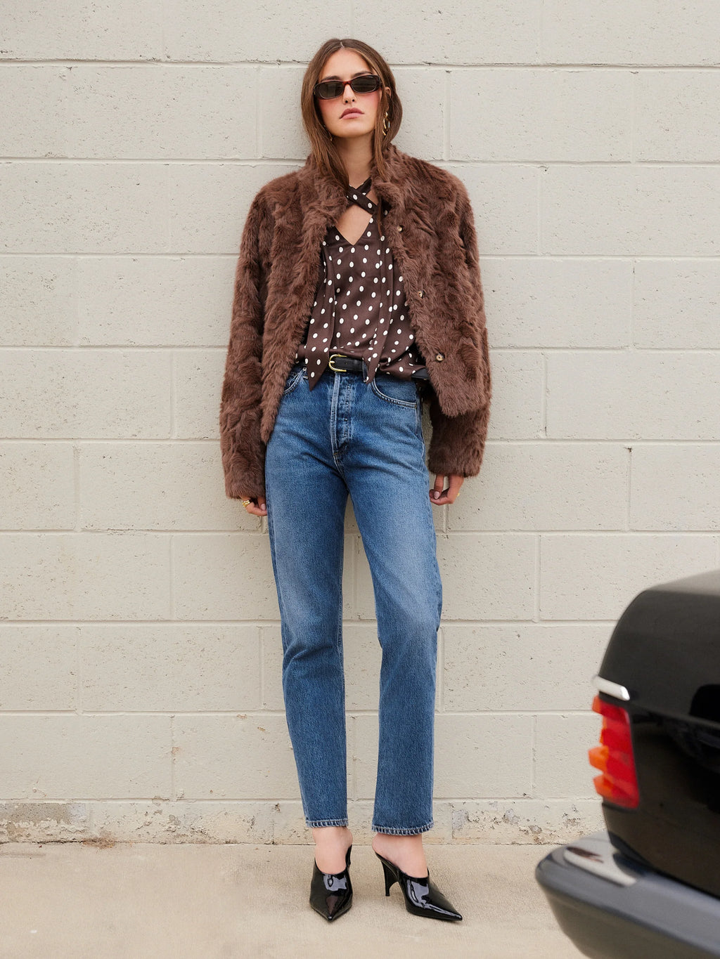 MACKENZIE REVERSIBLE FUR COAT