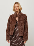 MACKENZIE REVERSIBLE FUR COAT