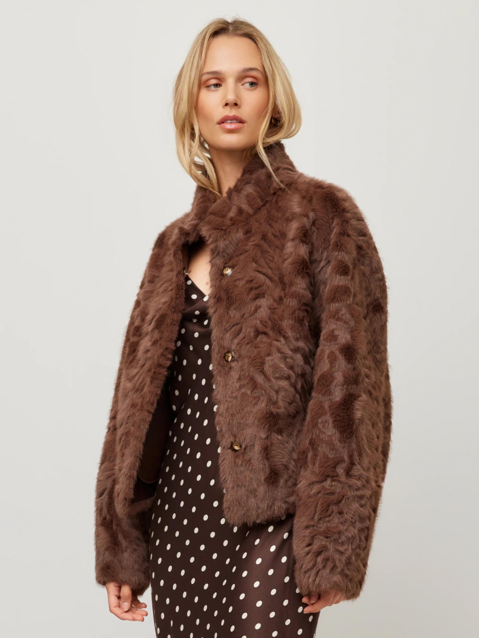 MACKENZIE REVERSIBLE FUR COAT